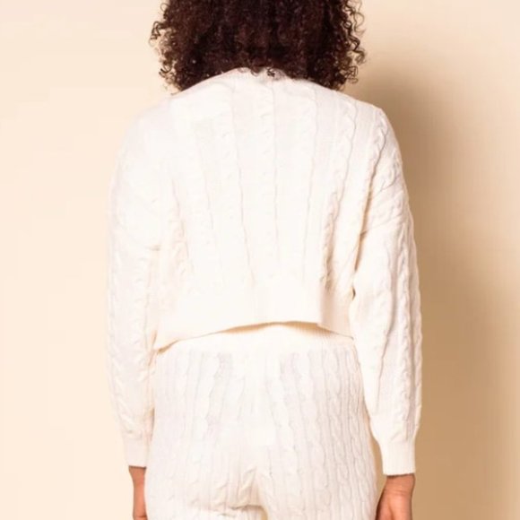 🍋Pink Martini Lorena White Sweater (Small) - Picture 8 of 8